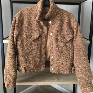 Anthropologie Teddy Bear Coat